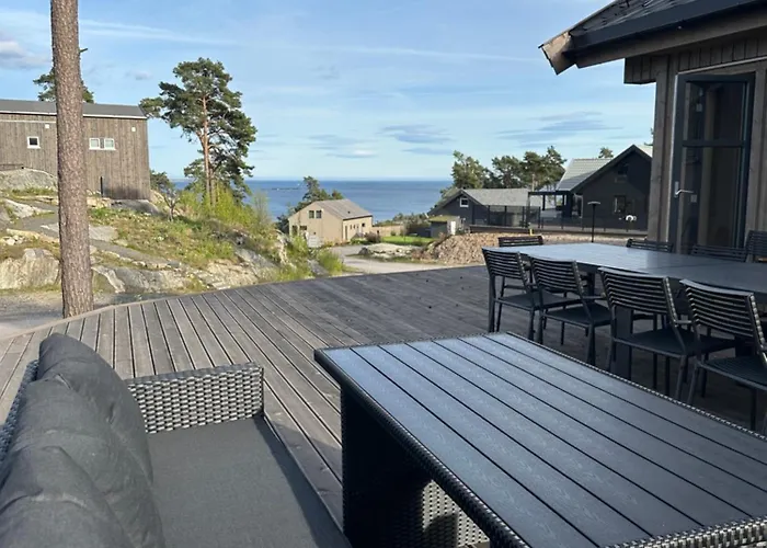 בית נופש Modern With Sea View At The Norwegian Costline Stathelle