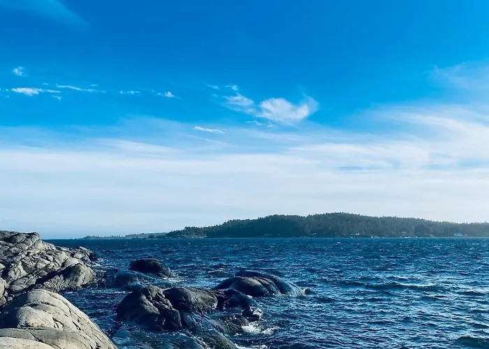 בית נופש Modern With Sea View At The Norwegian Costline *