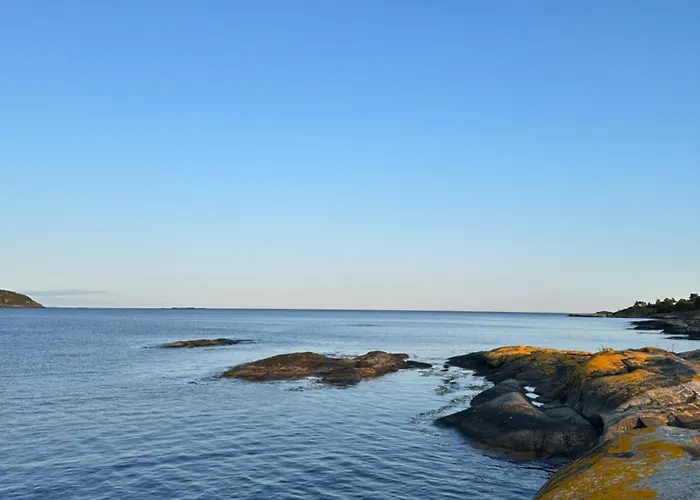 Modern With Sea View At The Norwegian Costline Stathelle