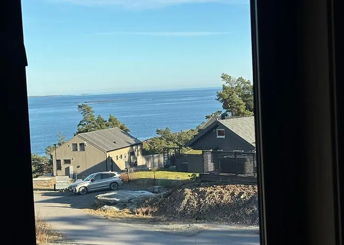 Modern With Sea View At The Norwegian Costline Stathelle